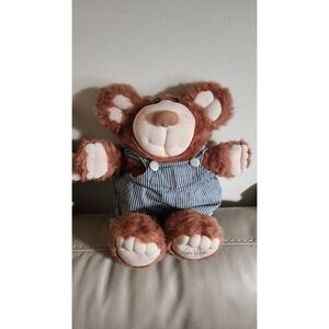 Furskins 15" BUBBA Bear w/Overalls Xavier Roberts Vintage‎